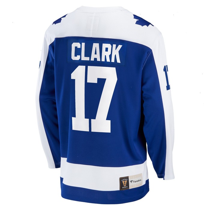 Wendel Clark Toronto Maple Leafs Fanatics Branded Breakaway Retired Player Jersey - Blue