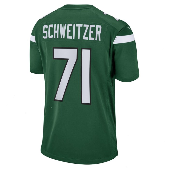 Wes Schweitzer New York Jets Nike Game Jersey - Green