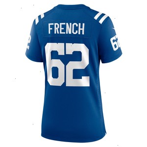 Wesley French Indianapolis Colts Nike Women's Game Player Jersey - Royal