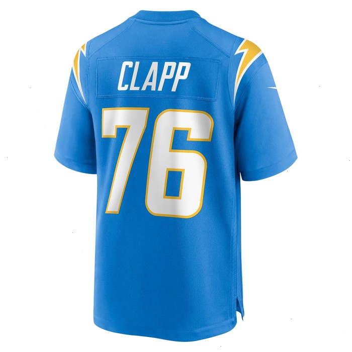 Will Clapp Los Angeles Chargers Nike Game Jersey - Powder Blue