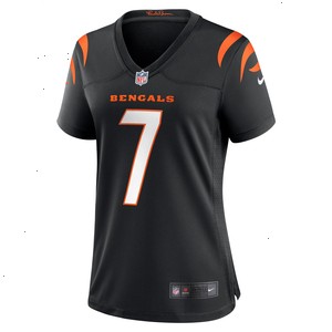 Will Grier Cincinnati Bengals Nike Women's Team Game Jersey - Black V1