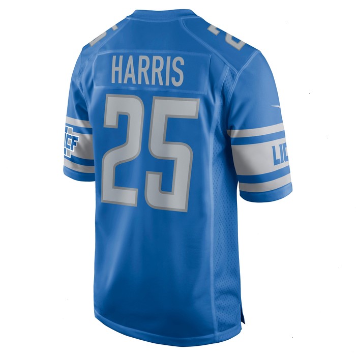 Will Harris Detroit Lions Nike Game Jersey - Blue