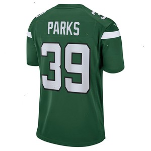 Will Parks New York Jets Nike Game Player Jersey - Gotham Green