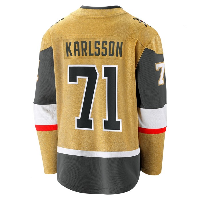 William Karlsson Vegas Golden Knights Fanatics Branded 2020/21 Home Premier Breakaway Player Jersey - Gold