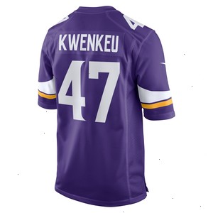 William Kwenkeu Minnesota Vikings Nike Home Game Player Jersey - Purple