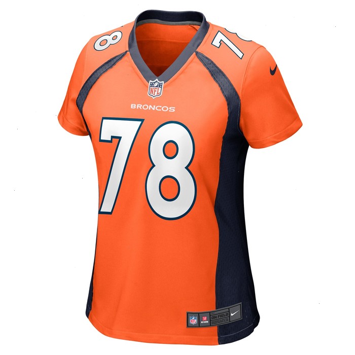 William Sherman Denver Broncos Nike Women's Team Game Jersey - Orange