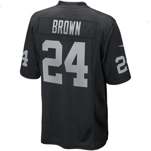 Willie Brown Las Vegas Raiders Nike Game Retired Player Jersey - Black