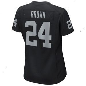 Willie Brown Las Vegas Raiders Nike Women's Game Retired Player Jersey - Black