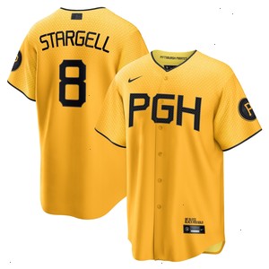 Willie Stargell Pittsburgh Pirates Nike 2023 City Connect Replica Player Jersey - Gold