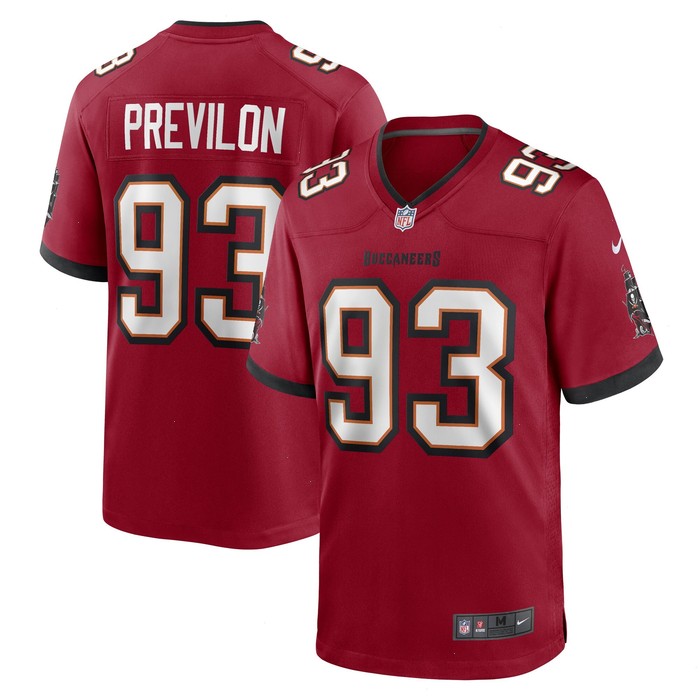 Willington Previlon Tampa Bay Buccaneers Nike Game Player Jersey - Red