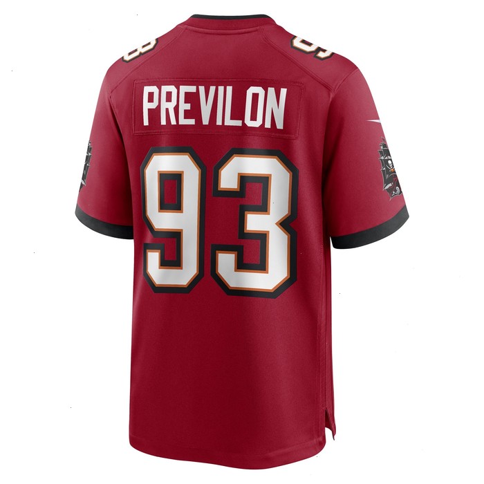 Willington Previlon Tampa Bay Buccaneers Nike Game Player Jersey - Red