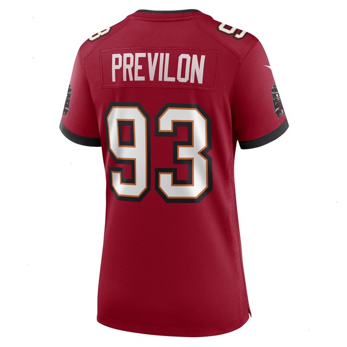 Willington Previlon Tampa Bay Buccaneers Nike Women's Game Player Jersey - Red