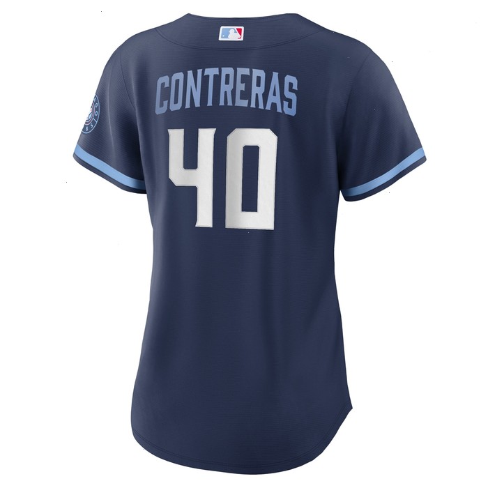 Willson Contreras Chicago Cubs Nike Women's City Connect Replica Player Jersey - Navy