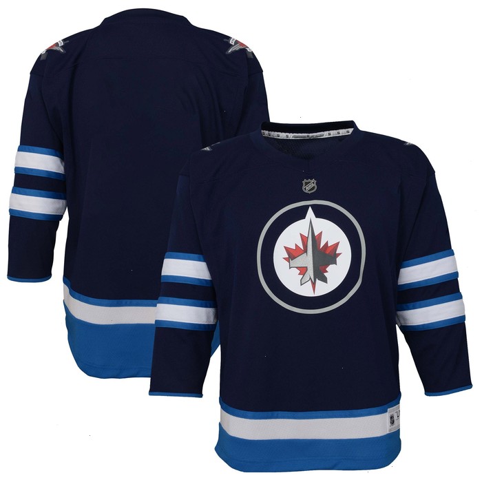 Winnipeg Jets Toddler Home Replica Jersey - Navy