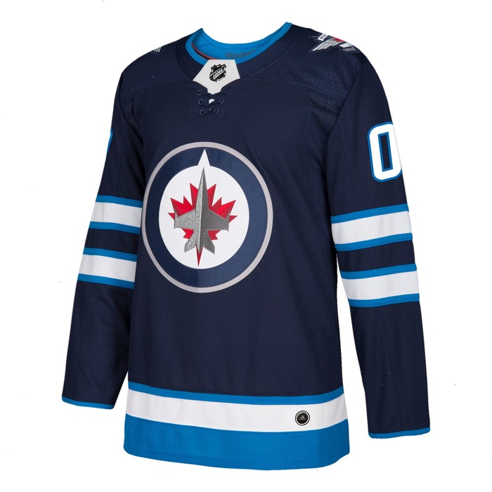 Winnipeg Jets adidas Authentic Custom Jersey - Navy