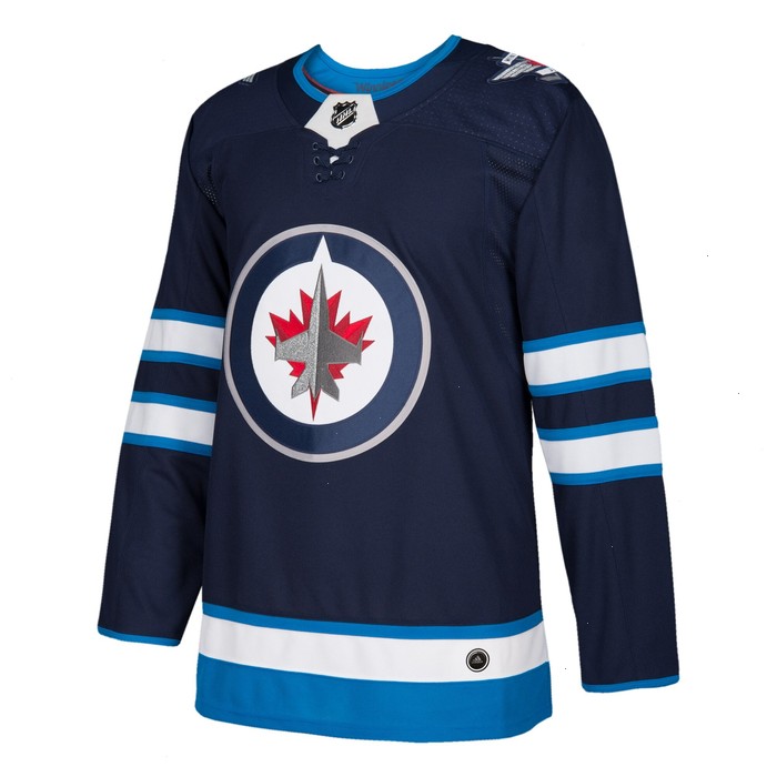 Winnipeg Jets adidas Home Authentic Blank Jersey - Navy