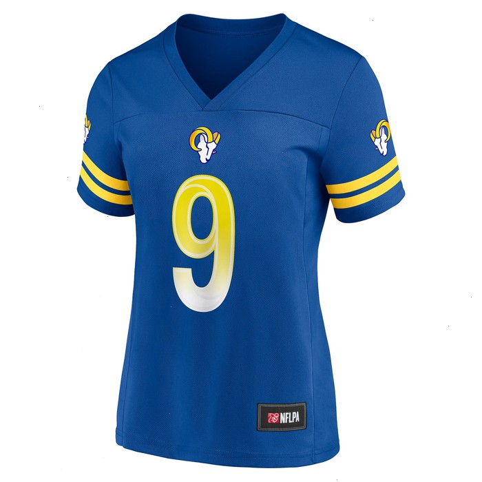 Women's Matthew Stafford Royal Los Angeles Rams Game Time Player Jersey