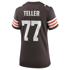 Wyatt Teller Cleveland Browns Nike Women's Game Jersey - Brown