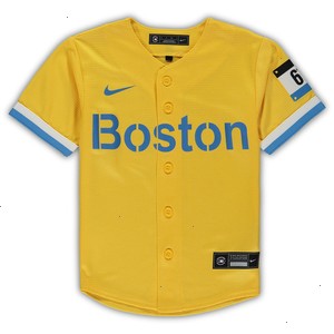 Xander Bogaerts Boston Red Sox Nike Preschool City Connect Script Replica Jersey - Gold