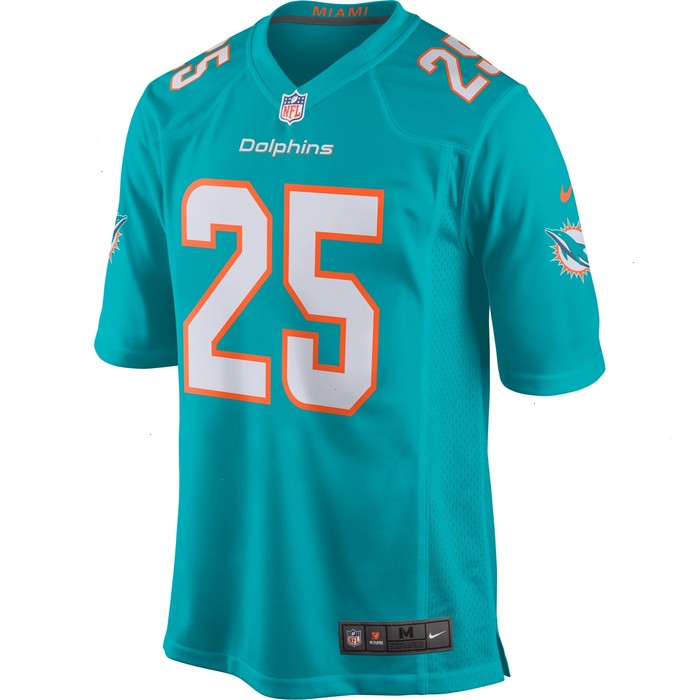 Xavien Howard Miami Dolphins Nike Game Jersey - Aqua