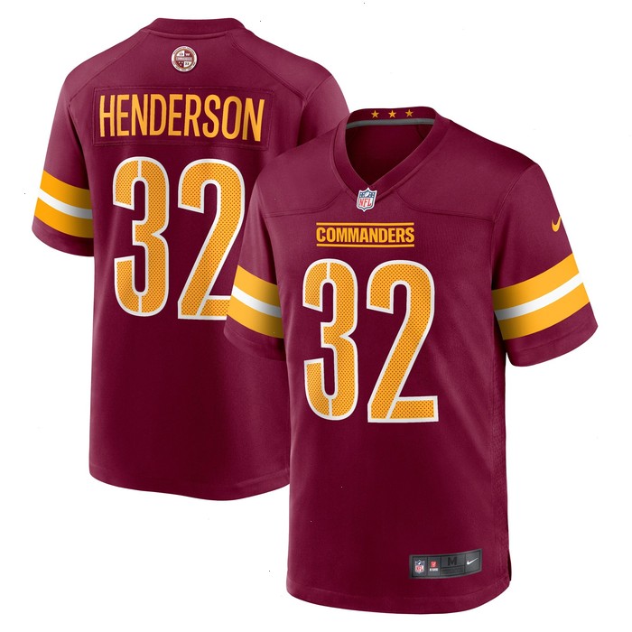 Xavier Henderson Washington Commanders Nike Team Game Jersey - Burgundy