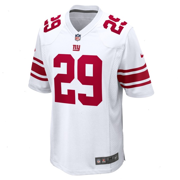 Xavier McKinney New York Giants Nike Away Game Player Jersey - White