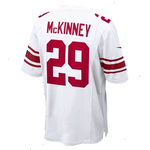 Xavier McKinney New York Giants Nike Away Game Player Jersey - White