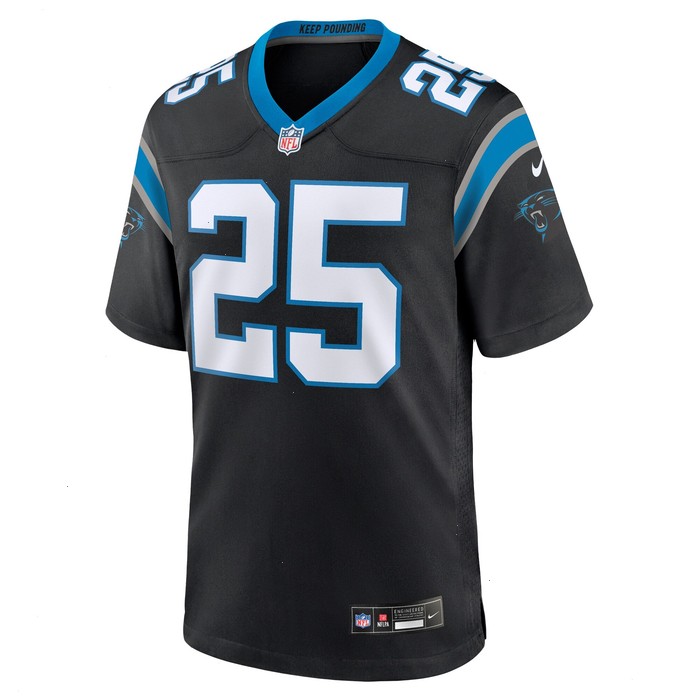 Xavier Woods Carolina Panthers Nike Team Game Jersey - Black