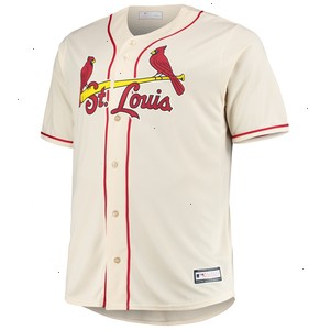 Yadier Molina St. Louis Cardinals Big & Tall Replica Player Jersey - Cream