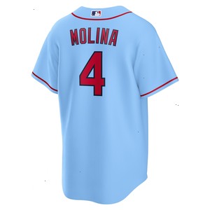 Yadier Molina St. Louis Cardinals Nike Alternate Replica Player Name Jersey - Light Blue