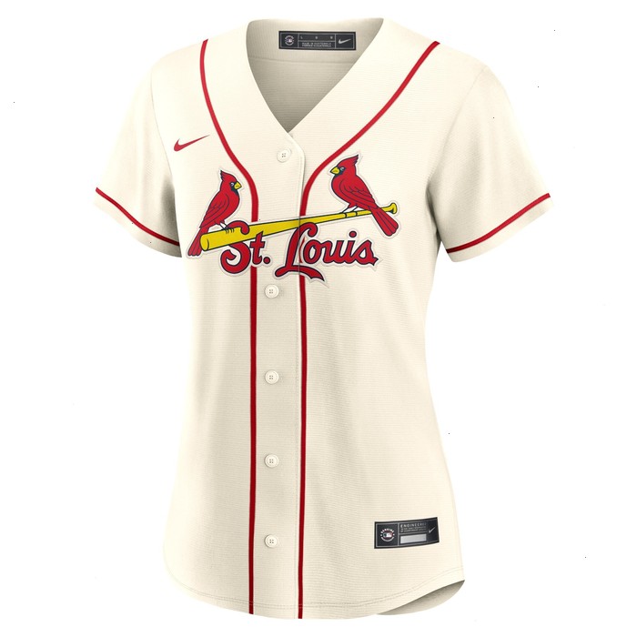 Yadier Molina St. Louis Cardinals Nike Women's Alternate Replica Player Jersey - Cream