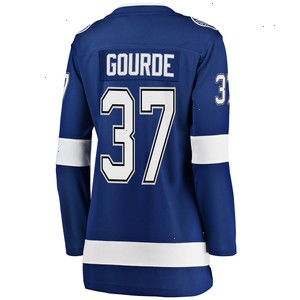 Yanni Gourde Tampa Bay Lightning Fanatics Branded Women's Breakaway Player Jersey - Blue