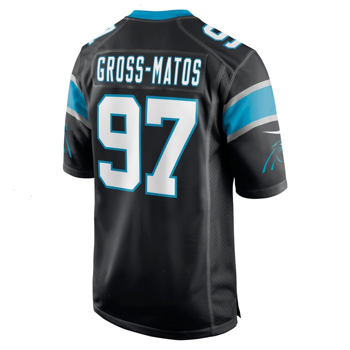 Yetur Gross-Matos Carolina Panthers Nike Player Game Jersey - Black