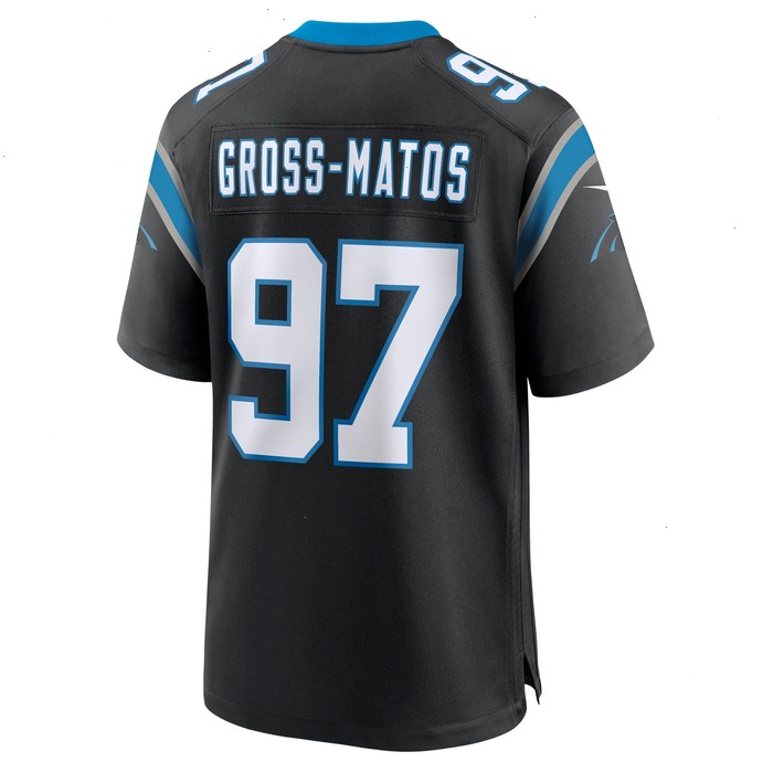 Yetur Gross-Matos Carolina Panthers Nike Team Game Jersey - Black