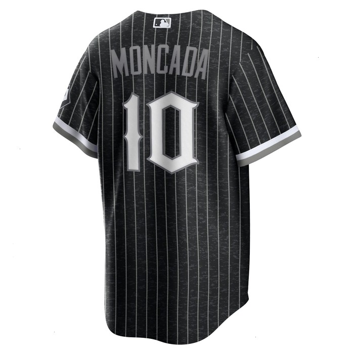 Yoan Moncada Chicago White Sox Nike City Connect Replica Player Jersey - Black