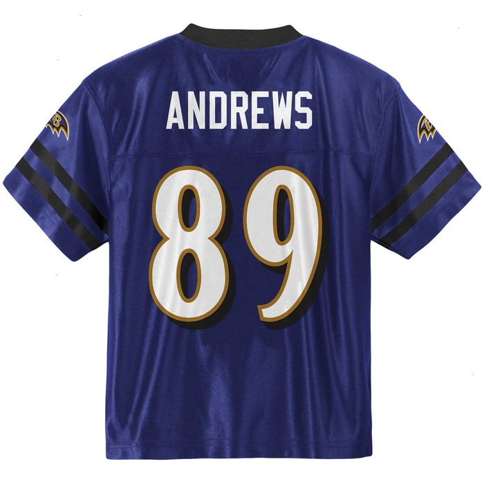 Youth Mark Andrews Purple Baltimore Ravens Player Jersey