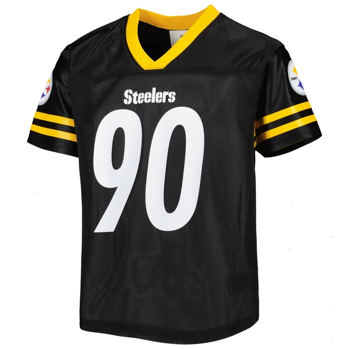 Youth T.J. Watt Black Pittsburgh Steelers Player Jersey