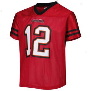 Youth Tom Brady Red Tampa Bay Buccaneers Player Jersey