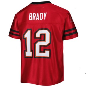 Youth Tom Brady Red Tampa Bay Buccaneers Player Jersey