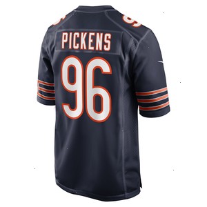 Zacch Pickens Chicago Bears Nike Team Game Jersey - Navy