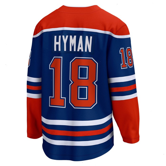 Zach Hyman Edmonton Oilers Fanatics Branded Home Breakaway Player Jersey - Royal