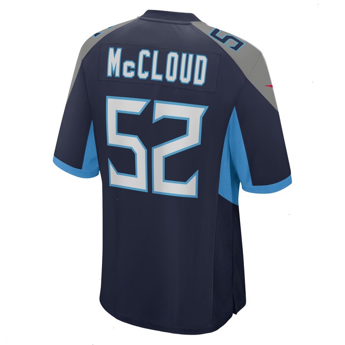 Zach McCloud Tennessee Titans Nike Home Game Player Jersey - Navy