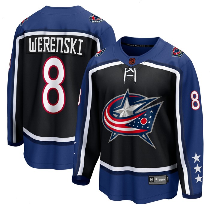 Zach Werenski Columbus Blue Jackets Fanatics Branded Special Edition 2.0 Breakaway Player Jersey - Black