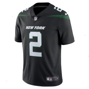 Zach Wilson New York Jets Nike Vapor Limited Jersey - Stealth Black