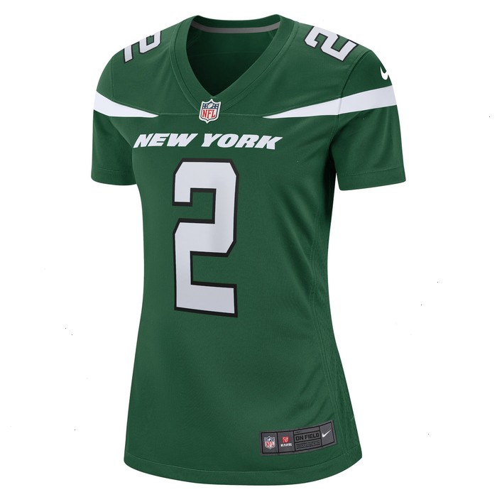 Zach Wilson New York Jets Nike Women's Player Jersey - Green