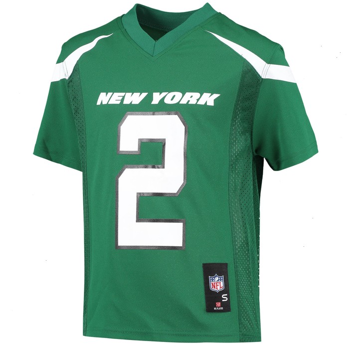 Zach Wilson New York Jets Youth Replica Player Jersey - Green