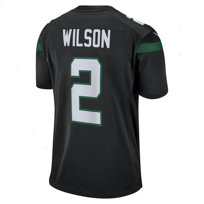 Zach Wilson Nike New York Jets Game Jersey - Stealth Black