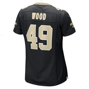 Zach Wood New Orleans Saints Nike Women's Game Jersey - Black