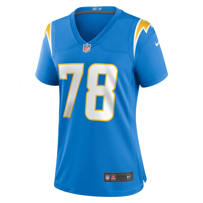 Zack Bailey Los Angeles Chargers Nike Women's Player Game Jersey - Powder Blue