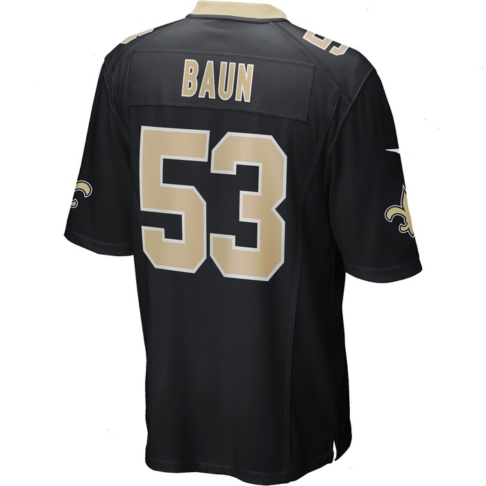 Zack Baun New Orleans Saints Nike Game Player Jersey - Black